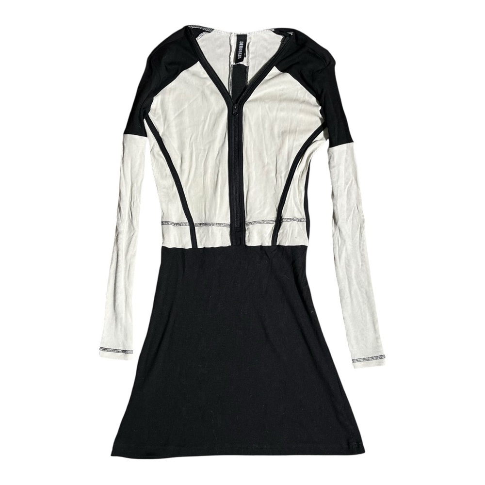 Demobaza Vishuddha Long Sleeve Dress Black White